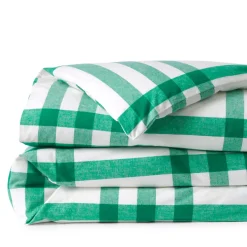 Luxe Supima Cotton Flannel Printed Duvet Bed Cover - 6oz