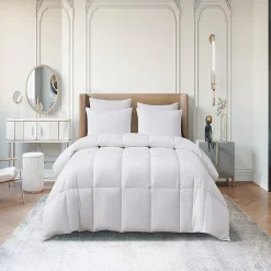 Martha Stewart All Season Cotton Blend Goose Down Fiber Comforter