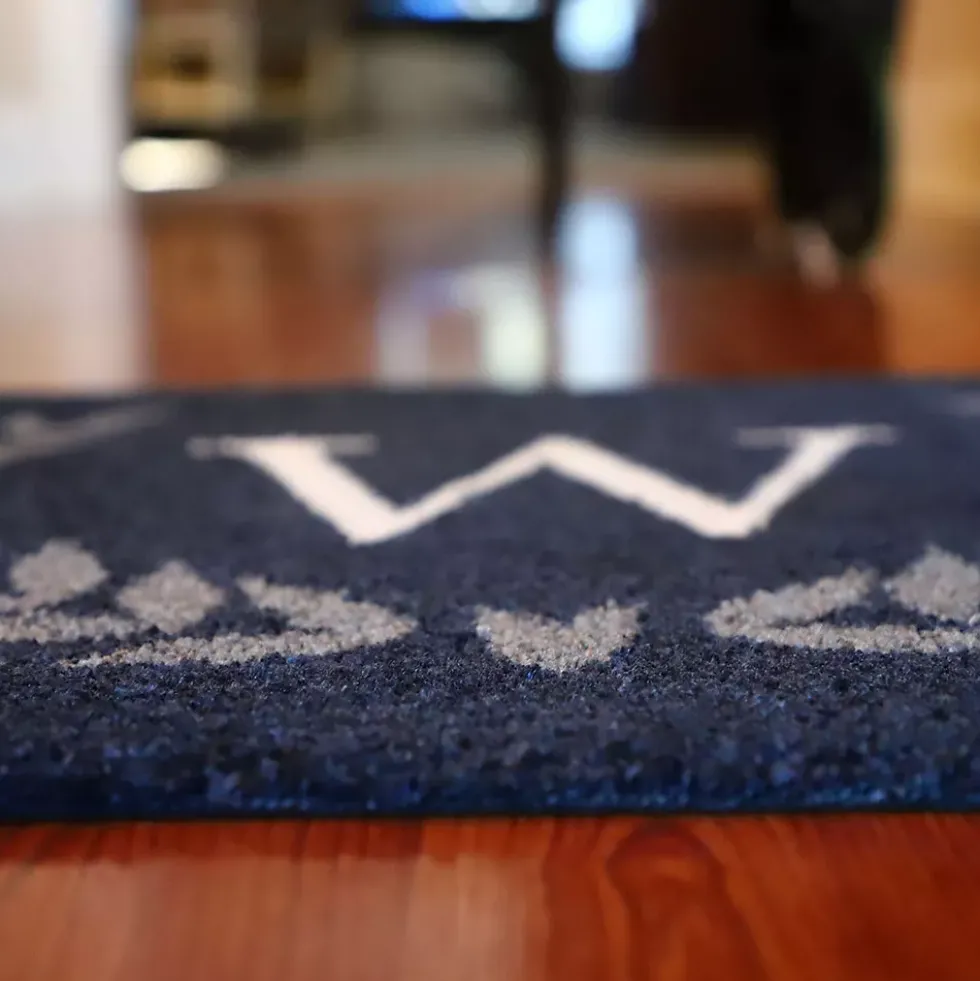 Matterly Monogrammed Laurel Wreath Doormat - Standard
