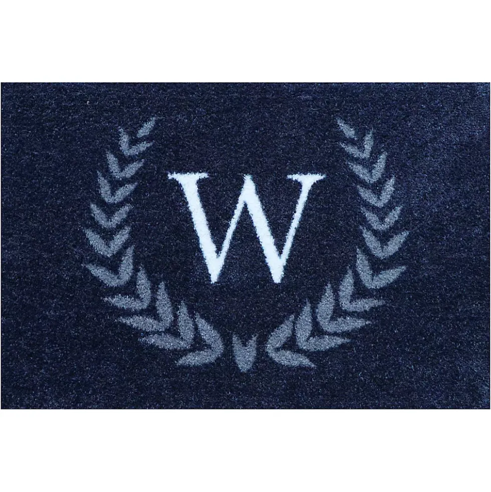 Matterly Monogrammed Laurel Wreath Doormat - Standard
