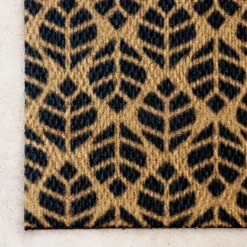 Matterly Neighburly Doormat Linear Leaf