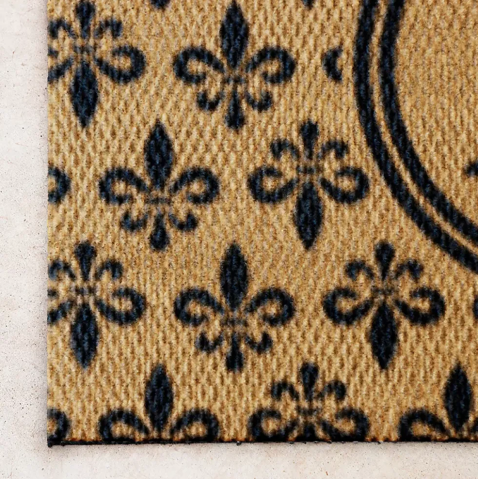 Matterly Neighburly Monogrammed Doormat Fleur Field