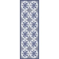 Matterly Skid Resistant Floral Floor Mat