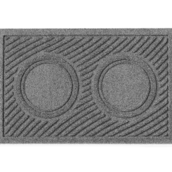 Matterly Waterhog® Dog Mat Bowl Wave
