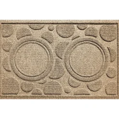 Matterly Waterhog® Dots Dog Bowl Mat
