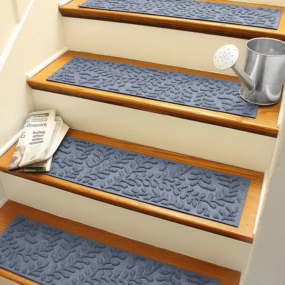 Matterly 8.5" x 30" Boxwood Waterhog® Stair Treads - Set of 4