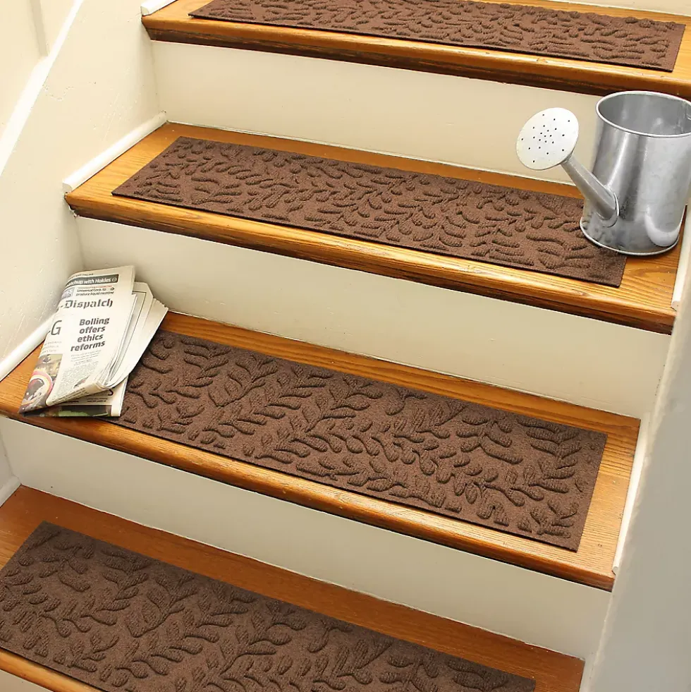 Matterly 8.5" x 30" Boxwood Waterhog® Stair Treads - Set of 4