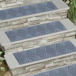 Matterly 8.5" x 30" Diamonds Waterhog® Stair Treads - Set of 4