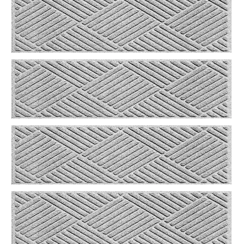 Matterly 8.5" x 30" Diamonds Waterhog® Stair Treads - Set of 4