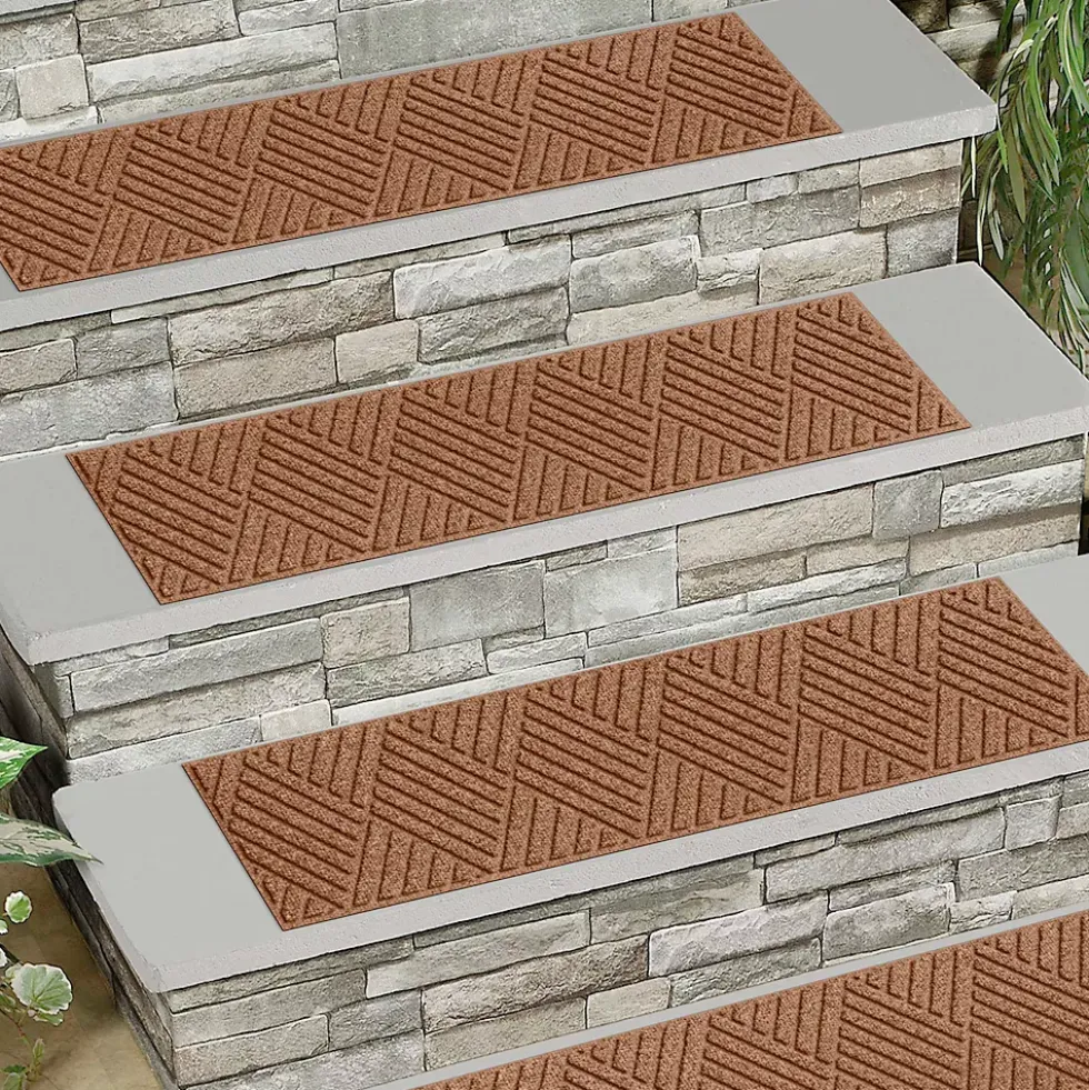 Matterly 8.5" x 30" Diamonds Waterhog® Stair Treads - Set of 4