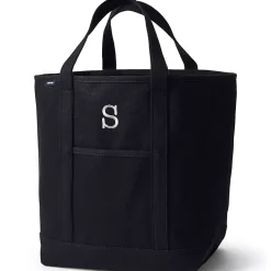 Medium 5 Pocket Open Top Canvas Tote Bag