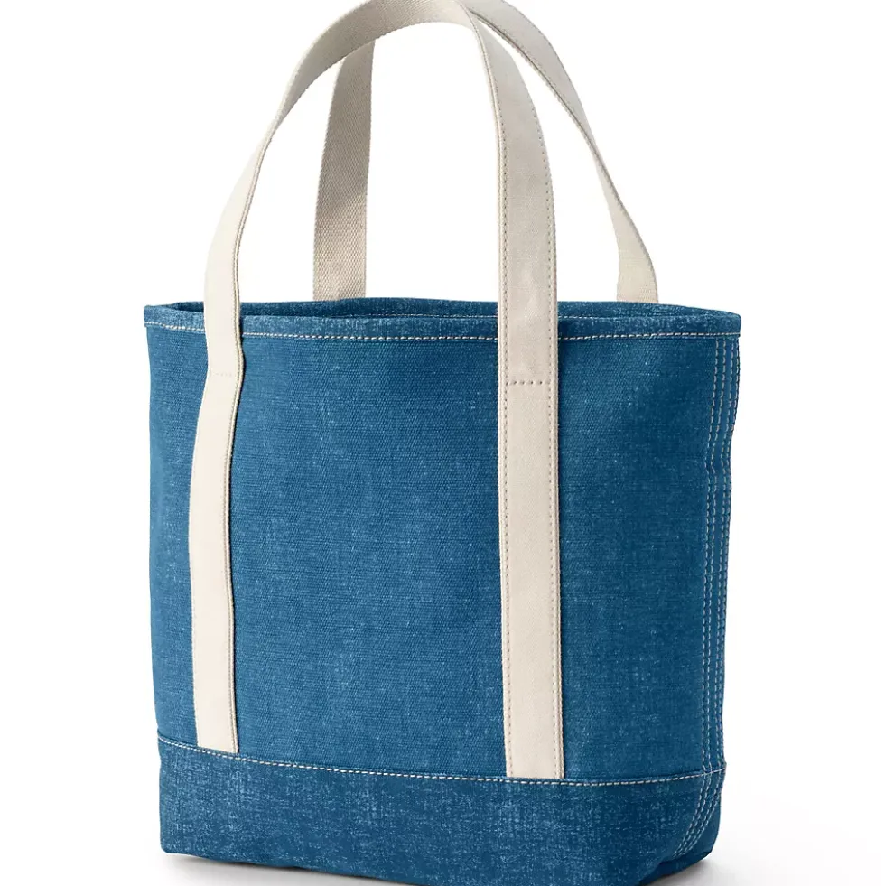 Medium 5 Pocket Open Top Canvas Tote Bag