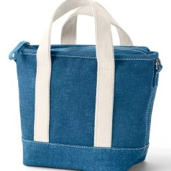Medium 5 Pocket Open Top Canvas Tote Bag