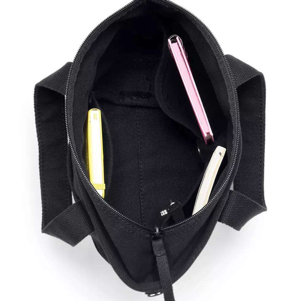 Medium 5 Pocket Open Top Canvas Tote Bag
