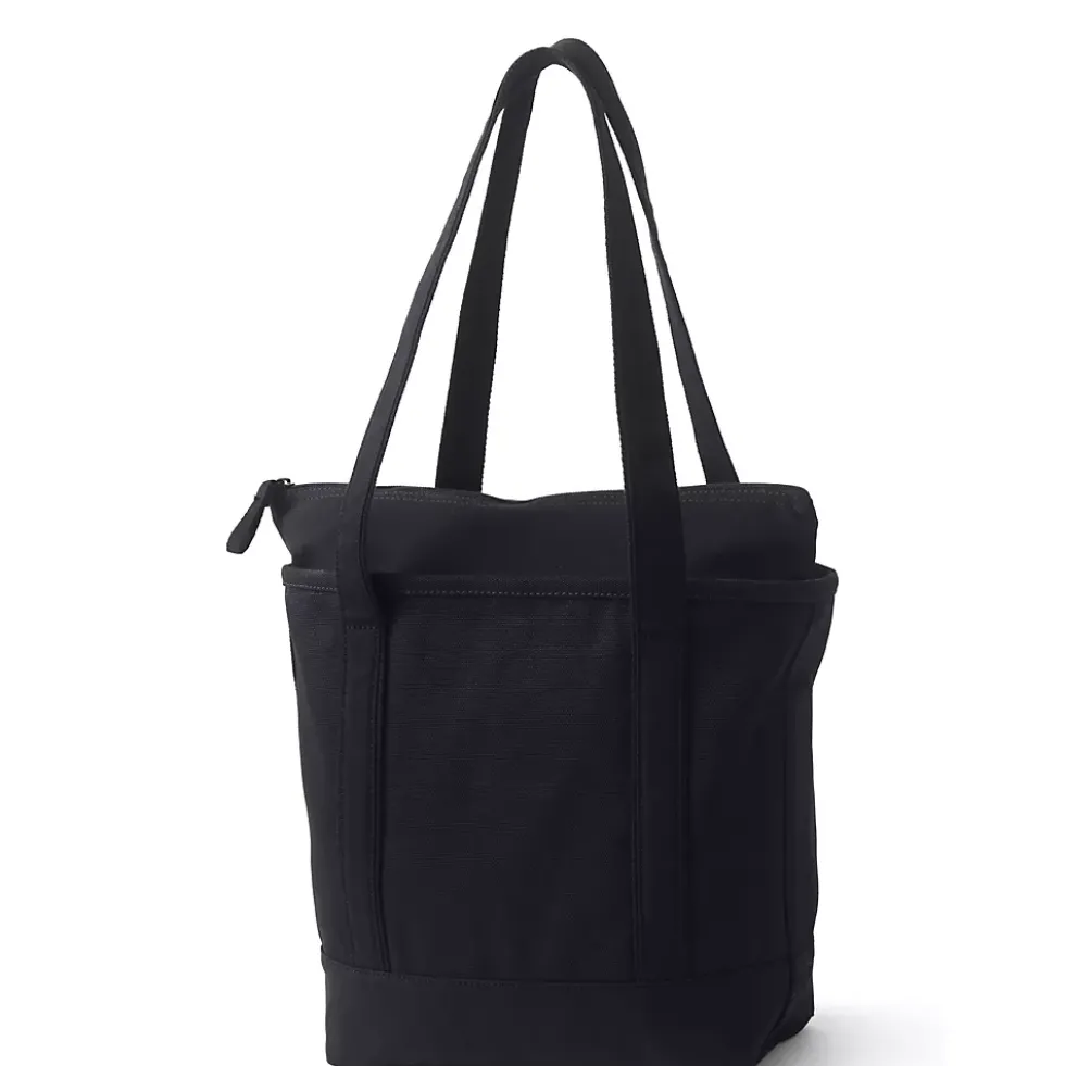 Medium 5 Pocket Open Top Canvas Tote Bag