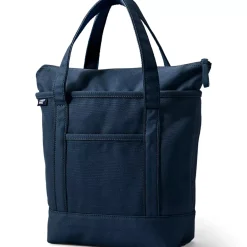 Medium 5 Pocket Open Top Canvas Tote Bag