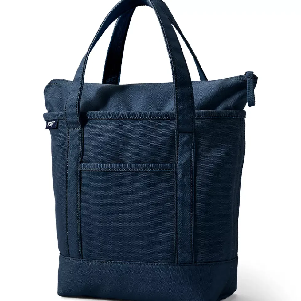 Medium 5 Pocket Open Top Canvas Tote Bag