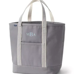Medium 5 Pocket Open Top Canvas Tote Bag