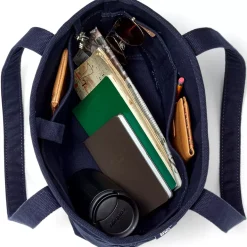 Medium 5 Pocket Open Top Canvas Tote Bag