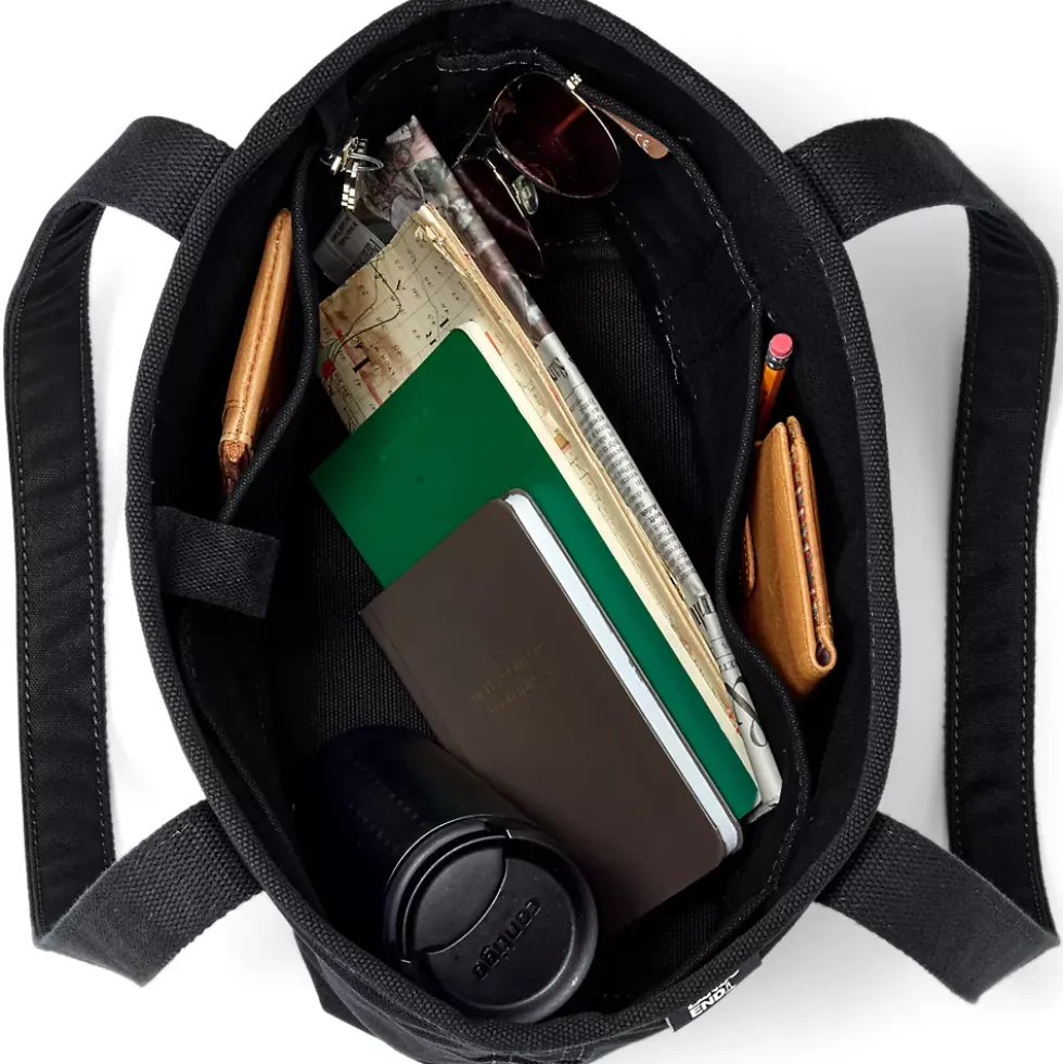 Medium 5 Pocket Open Top Canvas Tote Bag