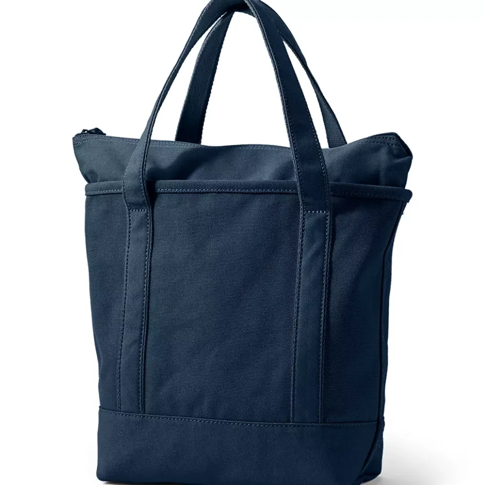 Medium 5 Pocket Open Top Canvas Tote Bag