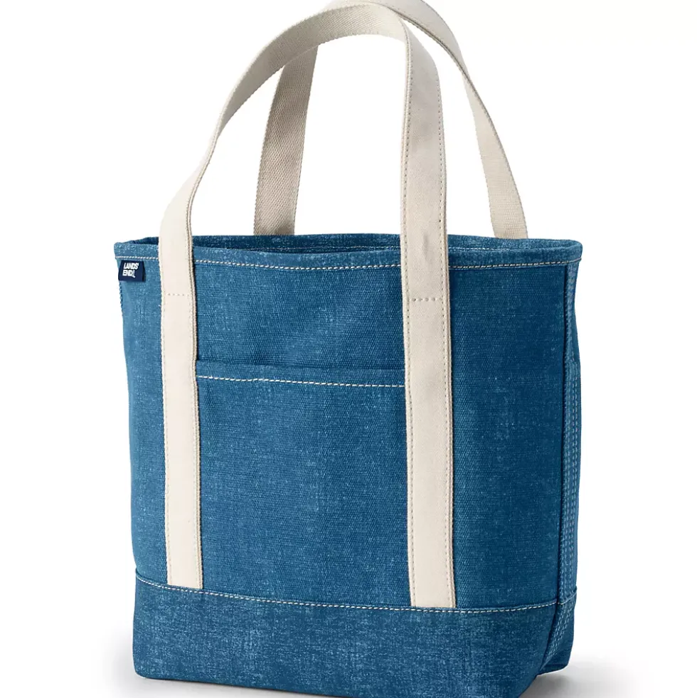Medium 5 Pocket Open Top Canvas Tote Bag