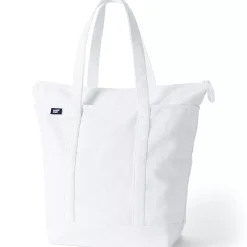 Medium 5 Pocket Open Top Canvas Tote Bag