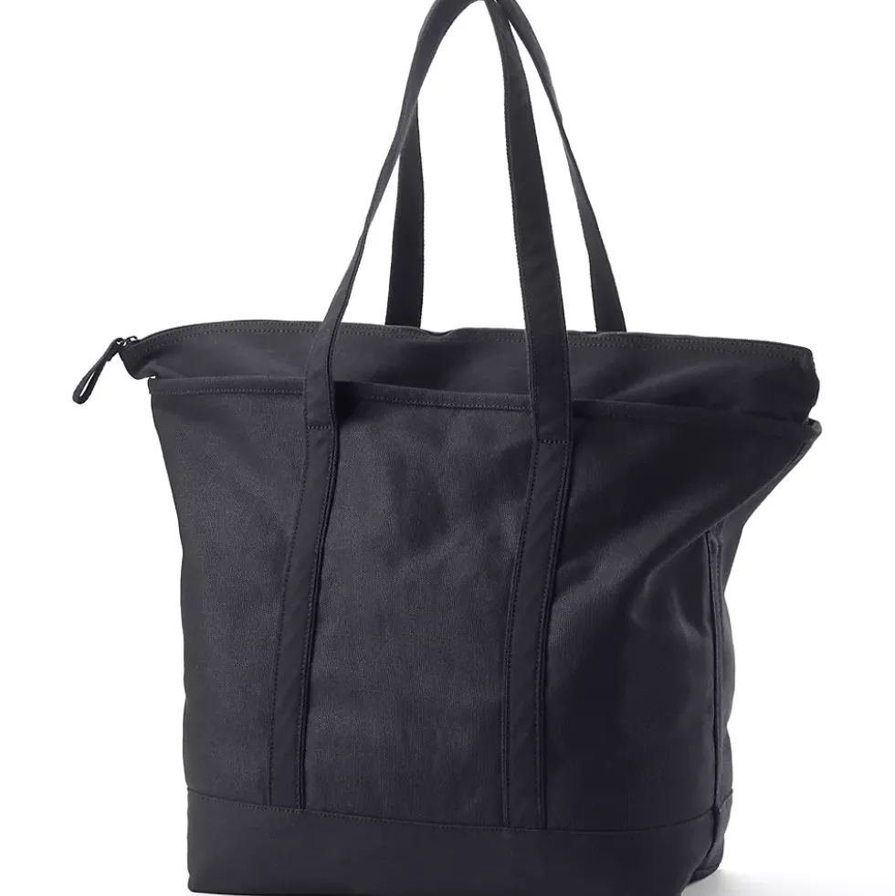 Medium 5 Pocket Open Top Canvas Tote Bag