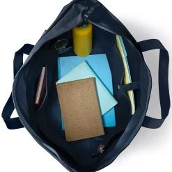 Medium 5 Pocket Open Top Canvas Tote Bag