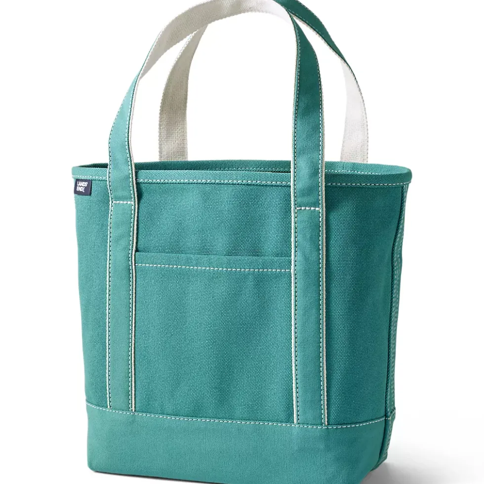 Medium 5 Pocket Open Top Canvas Tote Bag