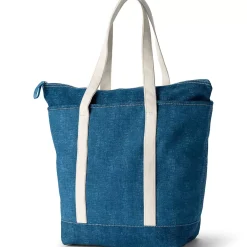 Medium 5 Pocket Open Top Canvas Tote Bag