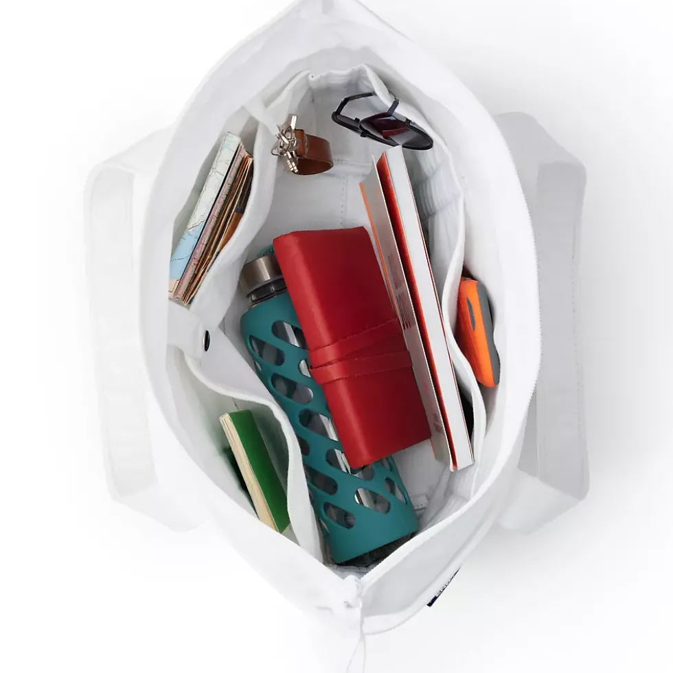 Medium 5 Pocket Open Top Canvas Tote Bag