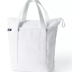 Medium 5 Pocket Open Top Canvas Tote Bag