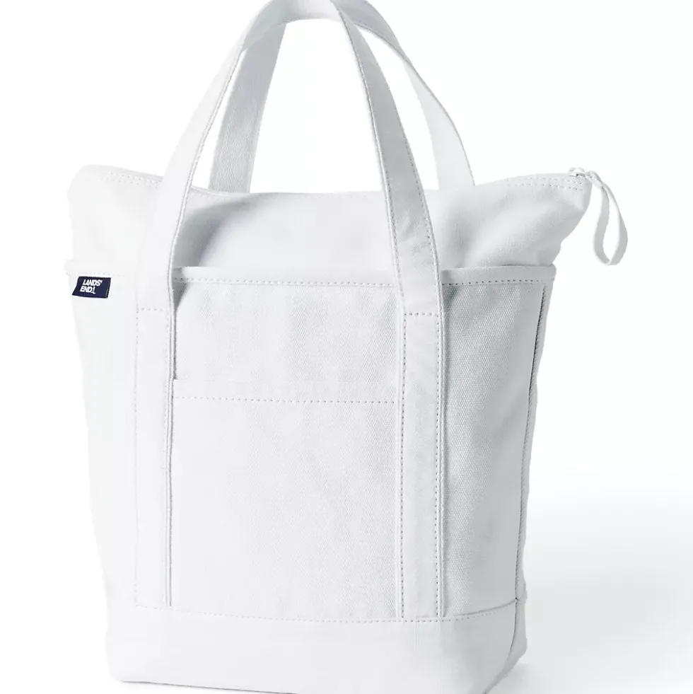 Medium 5 Pocket Open Top Canvas Tote Bag