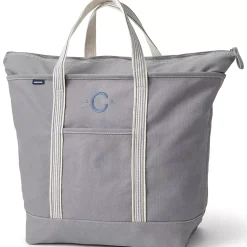 Medium 5 Pocket Open Top Canvas Tote Bag