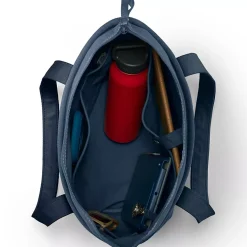 Medium 5 Pocket Open Top Canvas Tote Bag