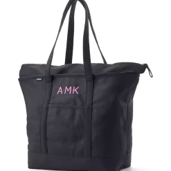 Medium 5 Pocket Open Top Canvas Tote Bag