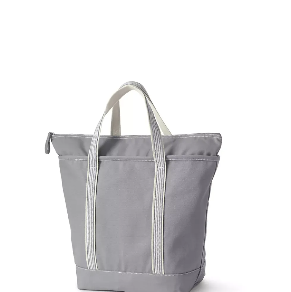 Medium 5 Pocket Open Top Canvas Tote Bag