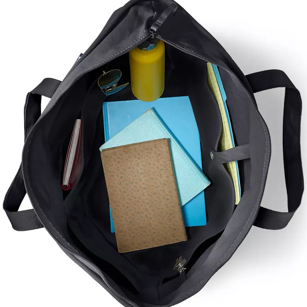 Medium 5 Pocket Open Top Canvas Tote Bag