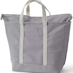 Medium 5 Pocket Open Top Canvas Tote Bag