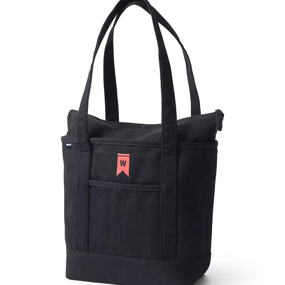 Medium 5 Pocket Open Top Canvas Tote Bag