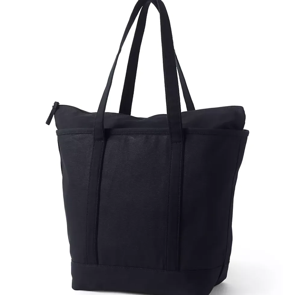 Medium 5 Pocket Open Top Canvas Tote Bag
