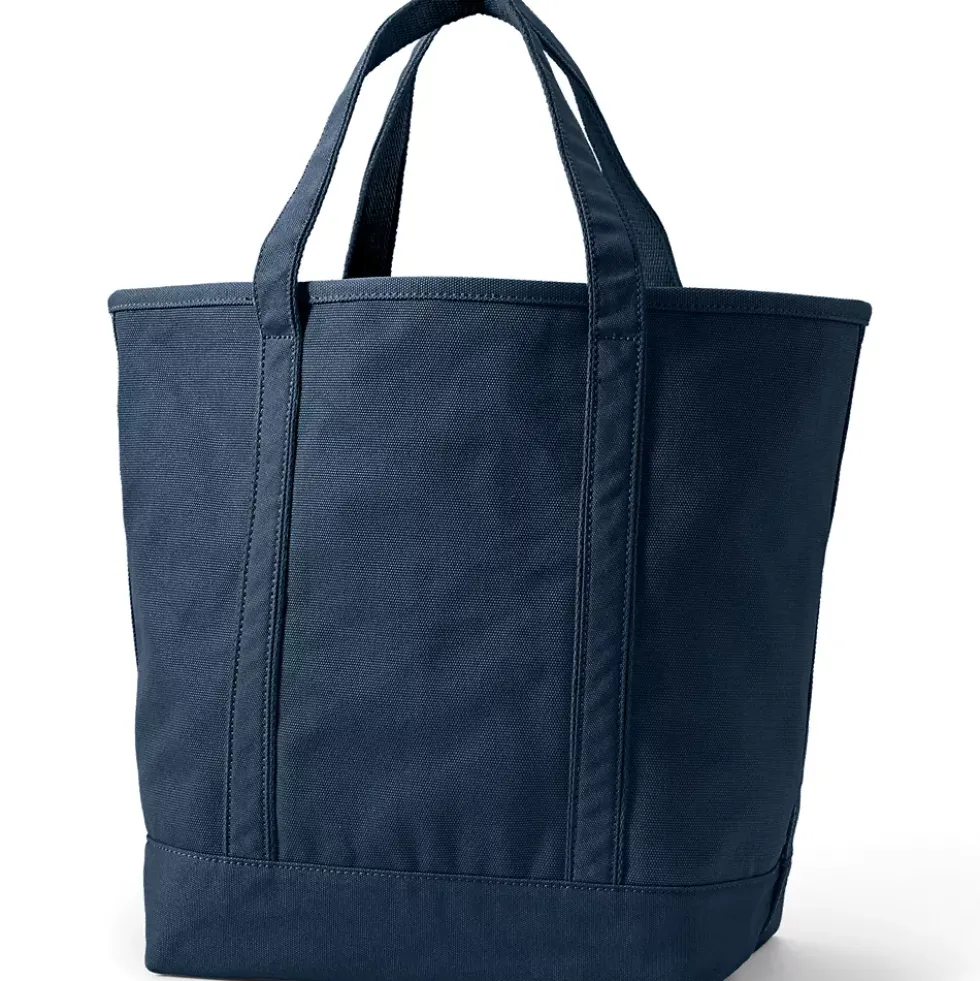 Medium 5 Pocket Open Top Canvas Tote Bag