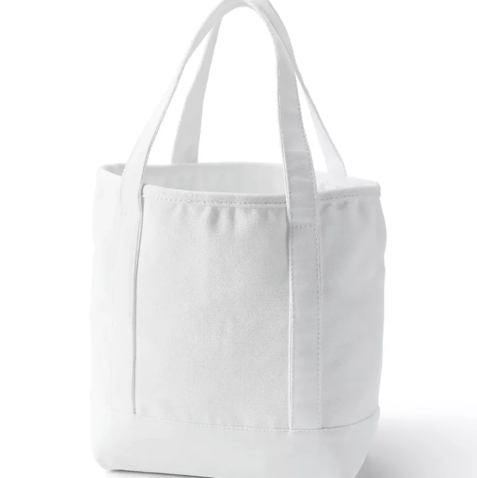 Medium 5 Pocket Open Top Canvas Tote Bag