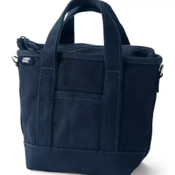 Medium 5 Pocket Open Top Canvas Tote Bag