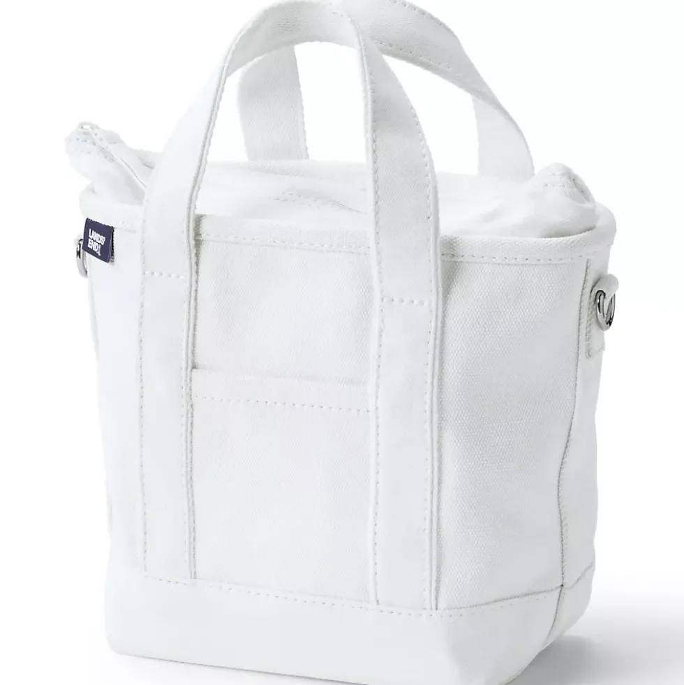 Medium 5 Pocket Open Top Canvas Tote Bag