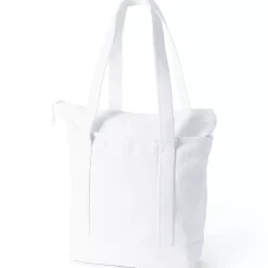 Medium 5 Pocket Open Top Canvas Tote Bag