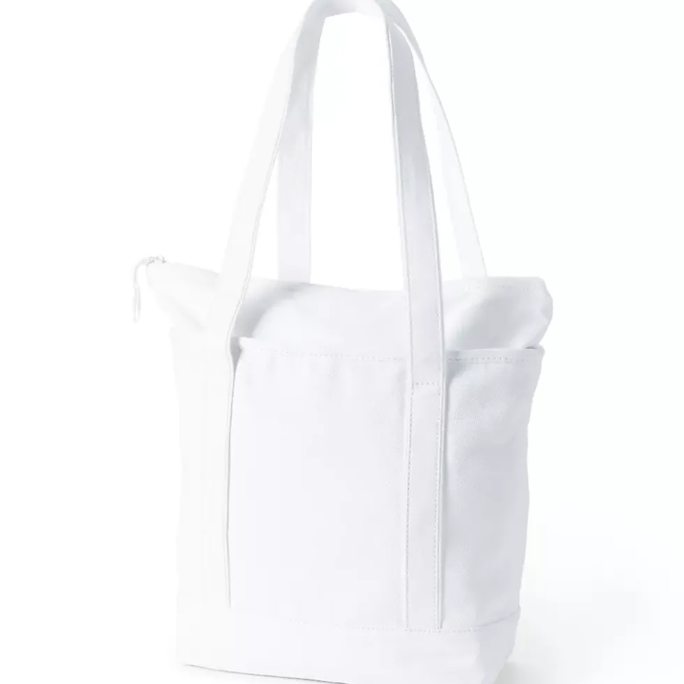 Medium 5 Pocket Open Top Canvas Tote Bag
