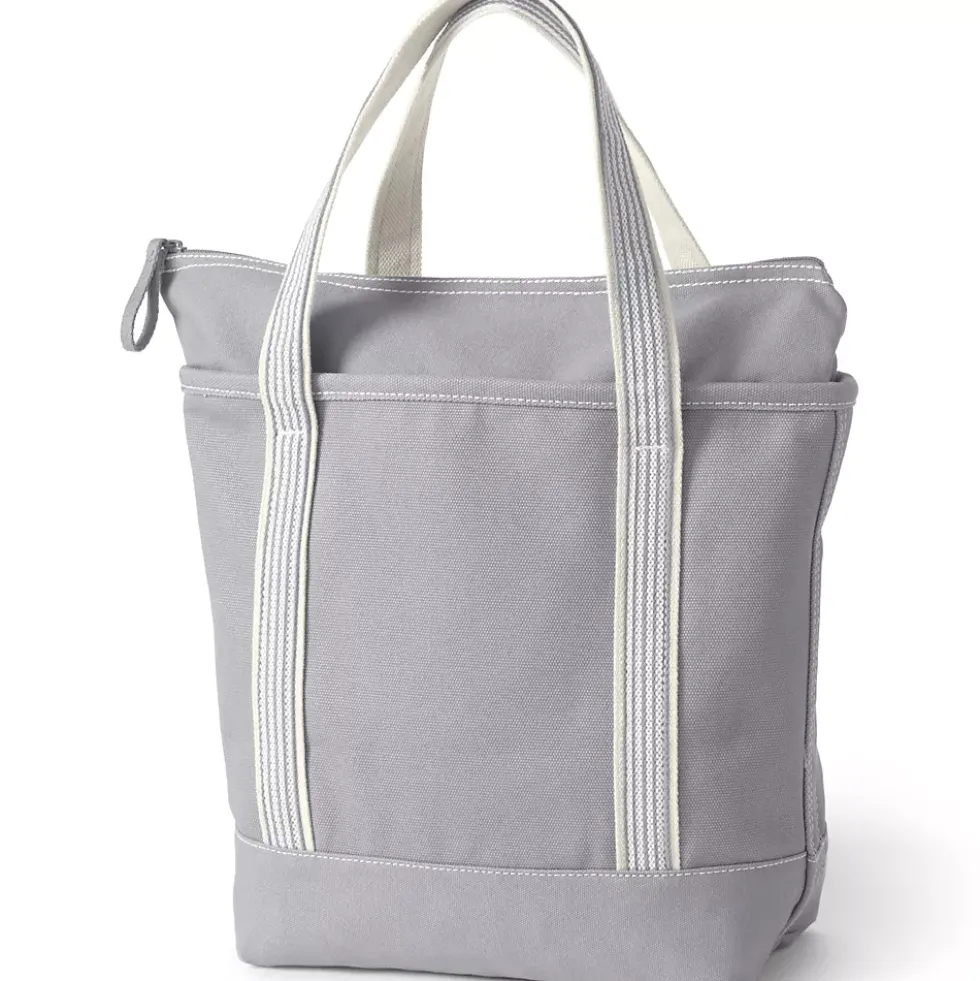 Medium 5 Pocket Open Top Canvas Tote Bag