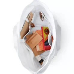 Medium 5 Pocket Open Top Canvas Tote Bag